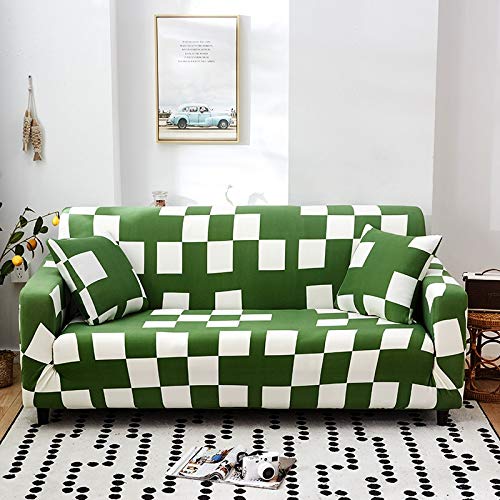 PPMP Funda de sofá elástica con patrón geométrico Fundas de sofá Todo Incluido elásticas para Sala de Estar Fundas de sofá Fundas de sofá A15 2 plazas