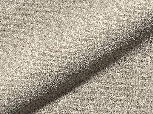 Raumausstatter.de Lavina Uni - Tela para muebles, color beige como tela robusta, tapizado monocolor para coser y relación, poliéster, poliacrílico