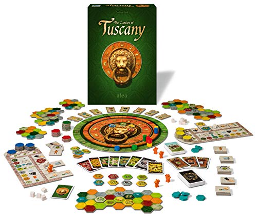 Ravensburger 269167 Castles of Tuscany, Versión en Español, Juego de Estrategia, 2-4 Jugadores, Edad Recomendada 10+