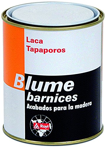 Rayt 560-81 Blume Laca tapaporos: sellador para madera de uso exclusivamente INDUSTRIAL. Alto poder de relleno, secádo rápido, fácil lijado. Transparente. 750 ml