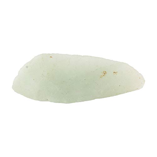 REAL-GEMS Piedra de jade natural de 81,35 quilates, jade crudo sin calentar para hacer joyas