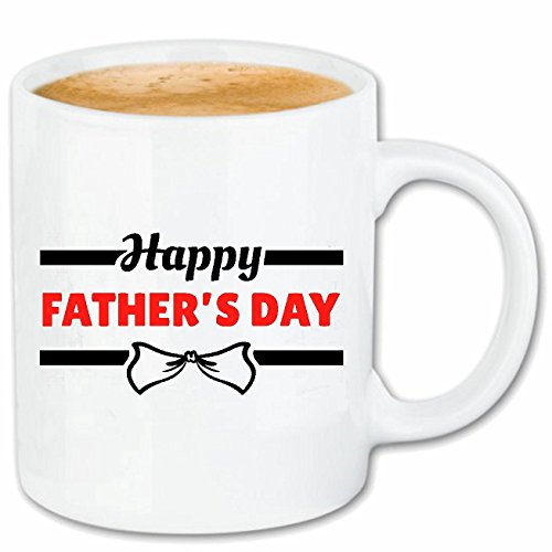 Reifen-Markt Taza de café Happy Father's Day – Día del Padre – Papa – Padre – DAD cerámica 330 ml en color blanco