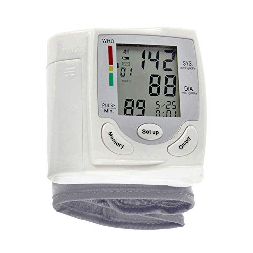 Ritioner Tensiómetro de Brazo Digital,Pantalla LCD Monitor de Presión Arterial,Medidor de Pulso de Muñeca Pulsómetro Digital automático,Esfigmomanómetro Herramienta de diagnóstico Familiar Ritioner Tensiómetro de Brazo Digital,Pantalla LCD Monitor de Presión Arterial,Medidor de Pulso de Muñeca Pulsómetro Digital automático,Esfigmomanómetro Herramienta de diagnóstico Familiar