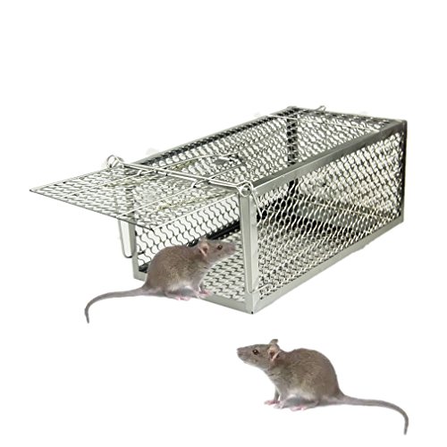 skycabin 1-Door ratón Hierro Jaula Trampa, Humano, Animal Catcher para ratón, Ratas, Hamster, Topo, Mustela, Gopher y más pequeños roedores Jaula Trampa no Control de plagas skycabin 1-Door ratón Hierro Jaula Trampa, Humano, Animal Catcher para ratón, Ratas, Hamster, Topo, Mustela, Gopher y más pequeños roedores Jaula Trampa no Control de plagas