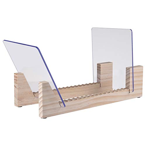 Soporte Para Almacenamiento De Discos De Vinilo, Muestra Hasta 25 Álbumes, Soporte De Madera Maciza Con Extremos Acrílicos Transparentes, Muestra Tus Álbumes En Esta Moderna Unidad De Rack Portátil Soporte Para Almacenamiento De Discos De Vinilo, Muestra Hasta 25 Álbumes, Soporte De Madera Maciza Con Extremos Acrílicos Transparentes, Muestra Tus Álbumes En Esta Moderna Unidad De Rack Portátil