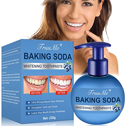 Stain Removal Whitening Toothpaste, Baking Soda Toothpaste, Intensive Stain Removal Whitening Toothpaste, Pasta de Dientes de Bicarbonato de Sodio, Prevenir la Caries Dental, Eliminación de Manchas