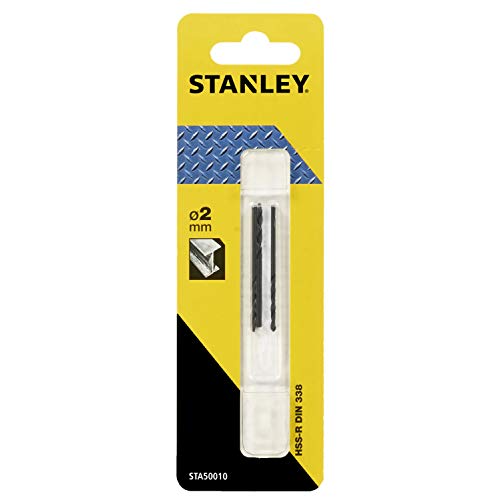 Stanley STA50010-QZ 3 Brocas HSS-R laminadas para metal ø 2mm