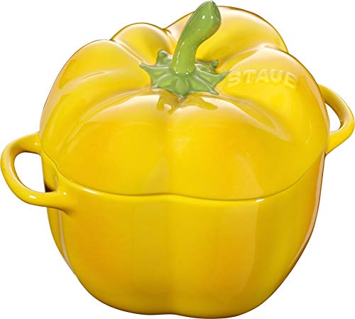 Staub - Cocotte pimento pequena de cerâmica da Staub - 20.2327.1500 - Amarelo