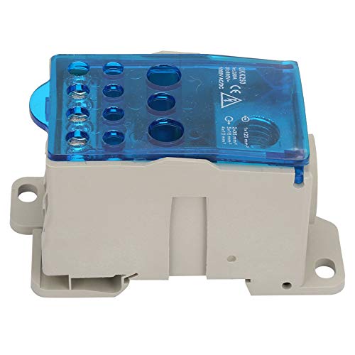 Stronerliou UKK-250A Caja de distribución de bloque de terminales de carril DIN Caja de conexiones de alimentación universal