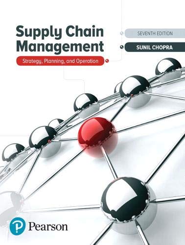 Supply Chain Management: Strategy, Planning, and Operation (What's New in Operations Management)