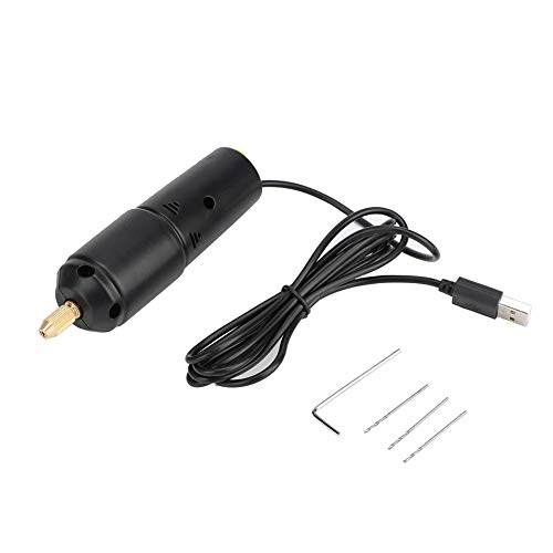 Taladros de Brocas Portable Mini Pequeños Taladros Eléctricos Handheld Micro USB Taladro con 3 pz bits DC 5V, para PCB 0.7 a 1.3mm Herramientas de Portabrocas Taladros de Brocas Portable Mini Pequeños Taladros Eléctricos Handheld Micro USB Taladro con 3 pz bits DC 5V, para PCB 0.7 a 1.3mm Herramientas de Portabrocas