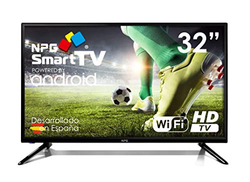 Televisor LED 32" NPG Smart TV Android HD WiFi PVR DVB-T2 Quad Core