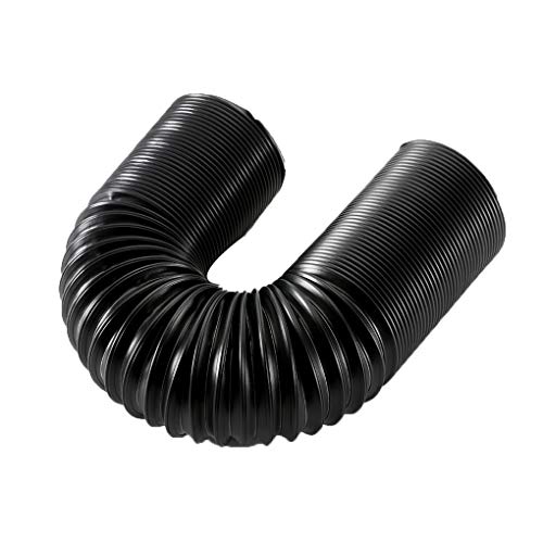 teng hong hui Aire frío manguera de admisión Tubo Tubería Conductos de avance de tubo flexible para Negro Filtro de aire Accesorios para auto (63mm/2.5inch)