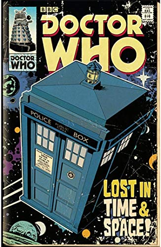 Theissen Doctor Who, Tardis Comic - Póster mate Frameless Gift 11 x 17 pulgadas (28 x 43 cm) *IT-00194