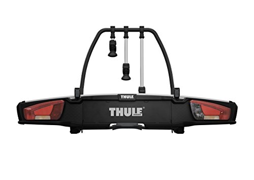 Thule VeloSpace XT 3, El portabicicletas versátil para todo tipo de bicicletas, desde bicicletas eléctricas y fatbikes