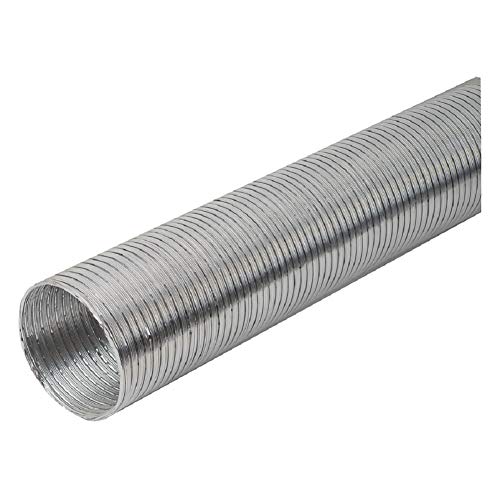 Tubo flexible de aluminio de 120 mm de diámetro, longitud de 1,5 m