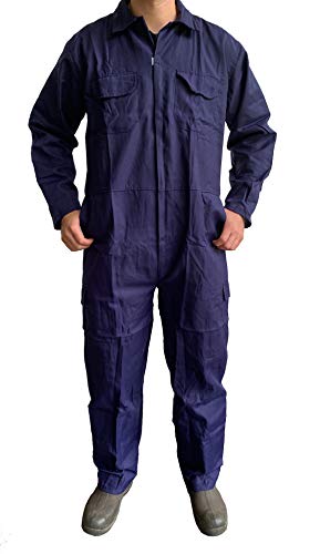 Turners Mono de trabajo para hombre azul marino - Almacén Garajes Estudiantes ropa de trabajo Traje - Mediano
