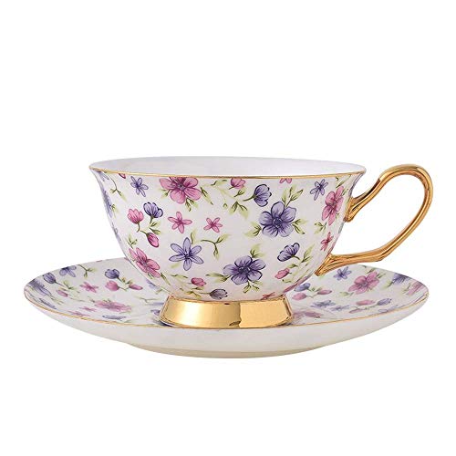 WEHOLY Inicio Tazas de té Juego de Taza y Plato de té de café 2 Shabby Chic Vintage Flora Juego de Porcelana para té, Tazas de té Estilo Vintage con Motivos de café (Color: Flor, Tamaño: Talla única) WEHOLY Inicio Tazas de té Juego de Taza y Plato de té de café 2 Shabby Chic Vintage Flora Juego de Porcelana para té, Tazas de té Estilo Vintage con Motivos de café (Color: Flor, Tamaño: Talla única)