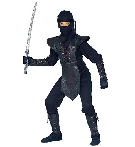 WIDMANN 38798 ? Disfraz de guerrero ninja 'Ninja Master' de talla 11/13 años , color/modelo surtido