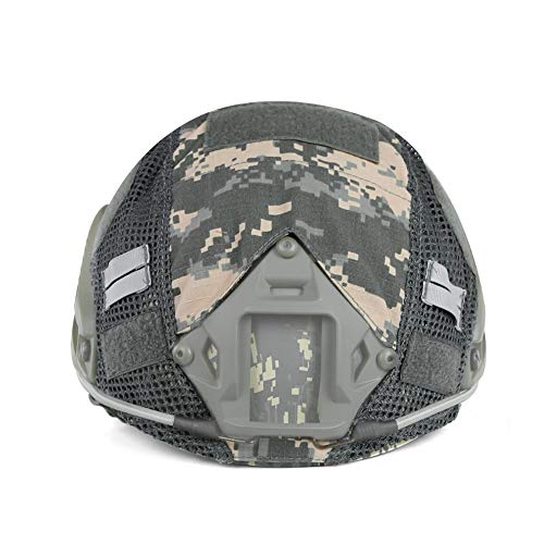 Will al aire libre táctico casco protección cubierta paintball militar camuflaje cubierta aplicada a FAST/MH/PJ casco rápido