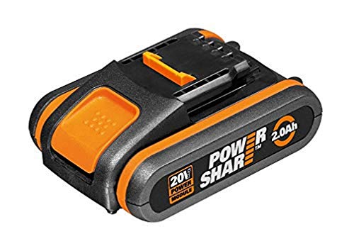 Worx WA3551.1 Akku 20V (Wiederaufladbarer Akku für alle Worx Geräte, 2000mAh Li-Ion Akku PowerShare)