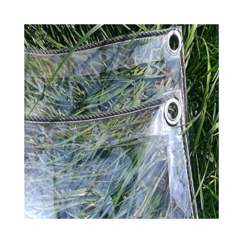 WZB Lona Impermeable Cubierta del Tablero Aceite Lona Protectora Plástico Protector Solar Carpa Transparente Piso para Acampar, 16 Tamaños (Color: Claro, Tamaño: 1.4x2m)