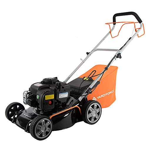 Yard Force – Cortacésped térmico 125 cc – Ancho de corte 41 cm con motor de gasolina Briggs & Stratton 300E