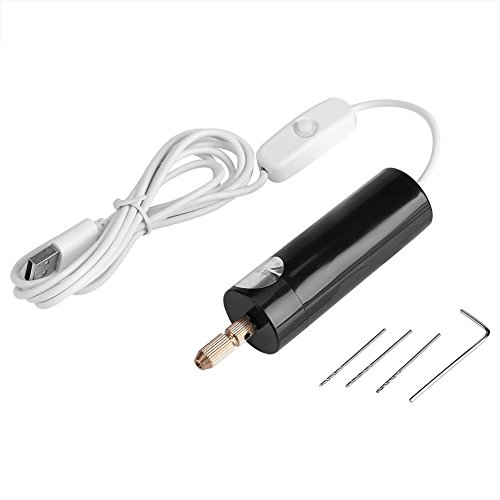 Yosoo Portable Mini pequeños taladros eléctricos Handheld Micro USB Taladro con 3 pz bits DC 5V Yosoo Portable Mini pequeños taladros eléctricos Handheld Micro USB Taladro con 3 pz bits DC 5V