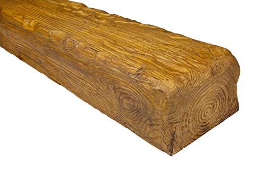 2 metros | Viga | Poliuretano | Aspecto de madera | Deco Wood | 190 x 130 mm | EQ005.H