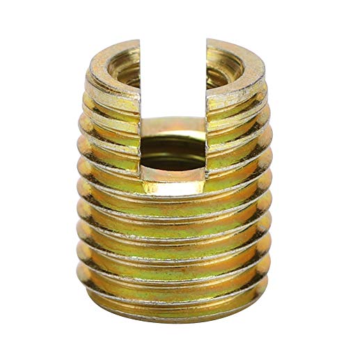 20 piezas insertos de rosca insertos de rosca de acero al carbono insertos roscados accesorios de reparación con tamaño opcional(Inner M5*0.8 Outer M8*1.0: 10mm / 0.4in) 20 piezas insertos de rosca insertos de rosca de acero al carbono insertos roscados accesorios de reparación con tamaño opcional(Inner M5*0.8 Outer M8*1.0: 10mm / 0.4in)