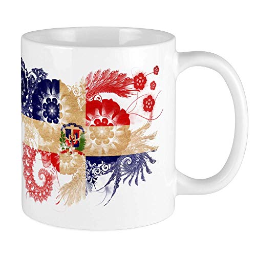 330ML Taza de cerámica Tazas de café Bandera de republica dominicana