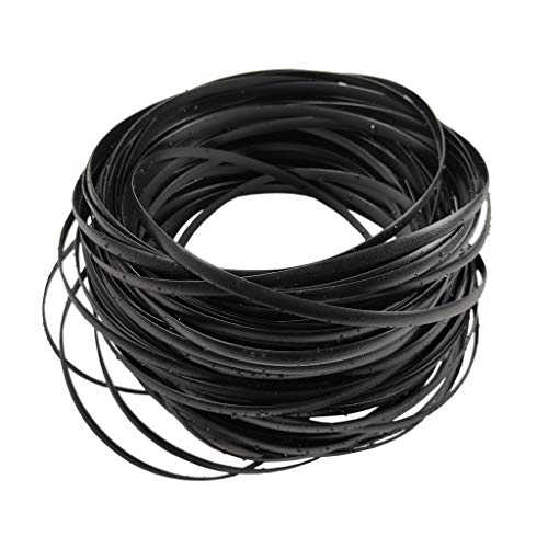 70 m de mimbre sintético negro para la fijación de sillas de jardín, mesa de almacenamiento, muebles de patio, reparación de bricolaje 70 m de mimbre sintético negro para la fijación de sillas de jardín, mesa de almacenamiento, muebles de patio, reparación de bricolaje