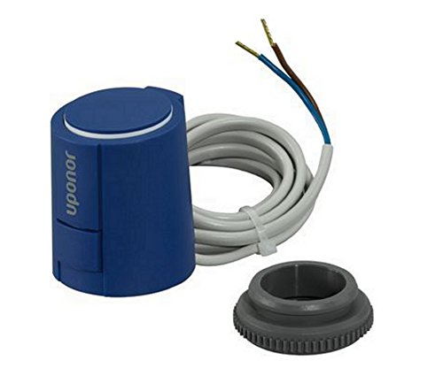 Actuador Térmico Uponor Smart Thermo Drive S 230V con anillo adaptador VA80 M30x1,5mm (1087763)