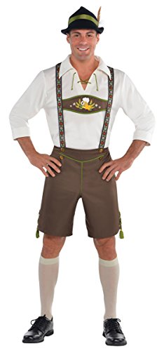 amscan Disfraz de Mr. Oktoberfest para Hombre, Talla M/L, Pecho de 42 a 46 cm