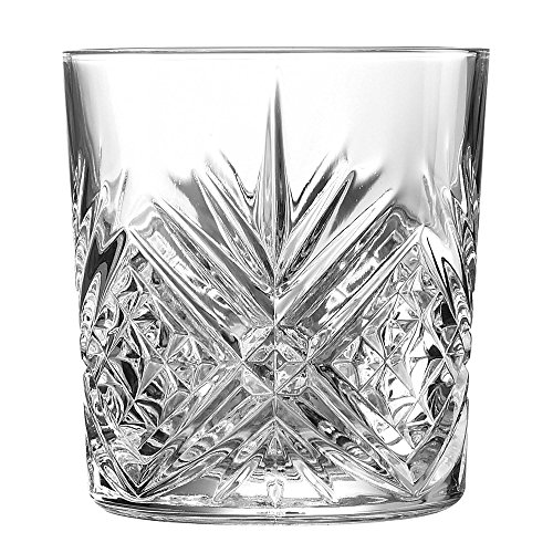 Arcoroc ARC L7254 Broadway - Vaso de whisky (300 ml, cristal, 6 unidades), transparente