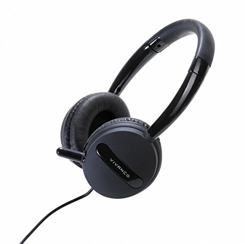 Auriculares Diadema VIVANCO USB+Mini Micro Negro