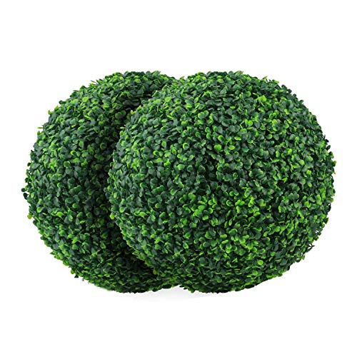Basage 2 Piezas 15,7 Pulgadas Planta Artificial Topiary Ball Bolas Decorativas de Boj de ImitacióN para Patio Trasero, BalcóN, JardíN, DecoracióN de Boda Basage 2 Piezas 15,7 Pulgadas Planta Artificial Topiary Ball Bolas Decorativas de Boj de ImitacióN para Patio Trasero, BalcóN, JardíN, DecoracióN de Boda