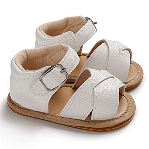 Bebé Niña Sandalias, Recién Nacido Verano Artificial Piel Moda Niño Primeros Caminantes Zapatos para Niños Antideslizante Suela Blanda Zapatos 6-18 Meses Bebé Niña Sandalias, Recién Nacido Verano Artificial Piel Moda Niño Primeros Caminantes Zapatos para Niños Antideslizante Suela Blanda Zapatos 6-18 Meses
