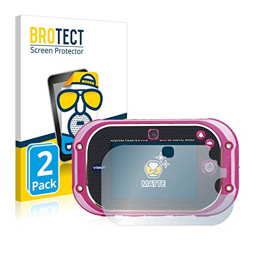 BROTECT Protector Pantalla Anti-Reflejos Compatible con Vtech Kidizoom Touch 5.0 2018 (2 Unidades) Pelicula Mate Anti-Huellas