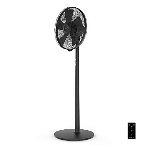 Cecotec Ventilador de Pie EnergySilence 550 Smart, 60 W, 5 Aspas 16"(40 cm) de Diámetro, Oscilante, 3 Velocidades, 2 Alturas(78-135 cm), Motor de Cobre, Temporizador de 7h, Mando a Distancia Cecotec Ventilador de Pie EnergySilence 550 Smart, 60 W, 5 Aspas 16"(40 cm) de Diámetro, Oscilante, 3 Velocidades, 2 Alturas(78-135 cm), Motor de Cobre, Temporizador de 7h, Mando a Distancia