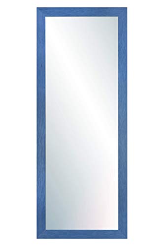 Chely Intermarket, espejo de cuerpo entero 35x100cm(42,50x107,50 cm) Azul/Mod-146, ideal para peluquerías, salón, Comedor, Dormitorio y oficinas. Fabricado en España. Material madera.(147-35x100-4,15)