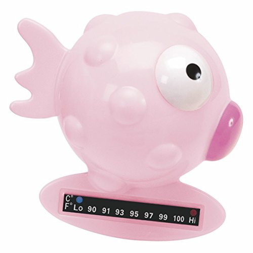 Chicco - Termómetro de baño forma pez, color rosa