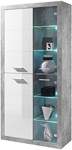 Con dos puertas de cristal, dos puertas, cuatro vitrinas de madera estante de cristal,White Con dos puertas de cristal, dos puertas, cuatro vitrinas de madera estante de cristal,White