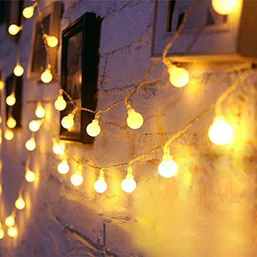 Cuento de hadas garland bombilla LED lámpara bombilla eléctrica impermeable decoración navideña cadena de luz batería 2m10 leds