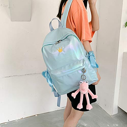 DEMXYA 2.020 niños Bolsa School Girls niños taleguilla Primaria Bordado Mochila Impermeable Princesa Ortopédica Schoolbag (Color : Blue)