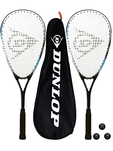 Dunlop Biotec X-Lite Series Raquetas de Squash x 2 + Fundas y 3 Bolas de Squash (Varias Opciones) (Assassin)