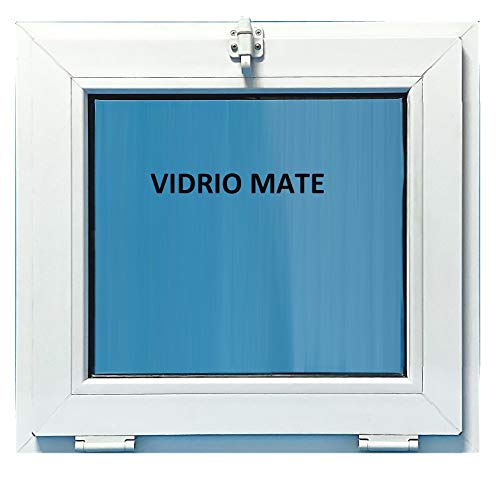 ECO-BLU (V23M) Ventana Pvc Abatible Golpete Climalit Mate, blanco, 600x600mm