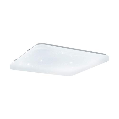 EGLO FRANIA-S - Lámpara de pared o techo (acero, 33,5 W), color blanco