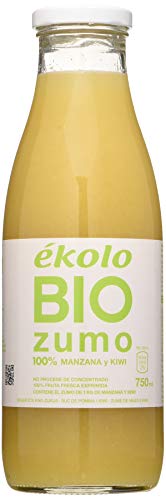 Ekolo  Zumo De Manzana Kiwi Ecológico, 100% Exprimido, 6 Botellas * 750Ml   4500 ml