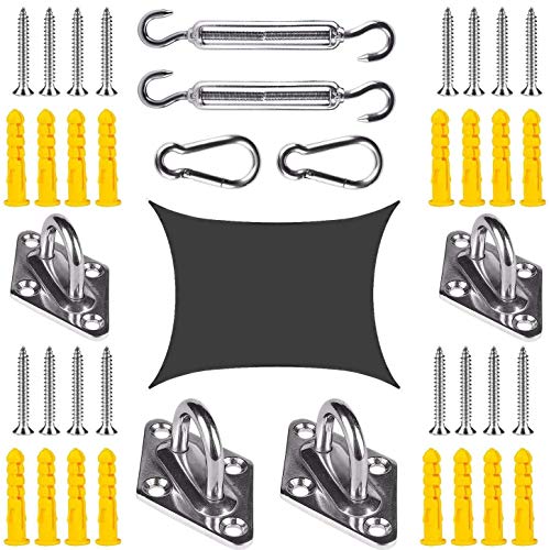 FASEY 6.5' X 10', 13', 16.5', 10' X 13', 16.5', 20', 13' X 16.5', 20', 23', 16.5' X 20', 23'Sun Shade SailsBloque De UV De La Vela De La Sombra del Rectángulo De 185 Gsem para El Jardín del Patio.